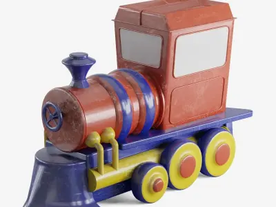 Toy Train  3D model