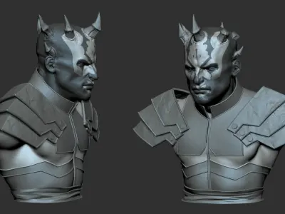 Savage Opress bust Free 3D print model