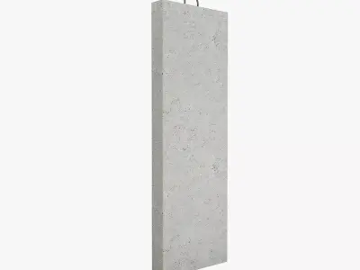 Concrete Wall Panel 3D model purchase