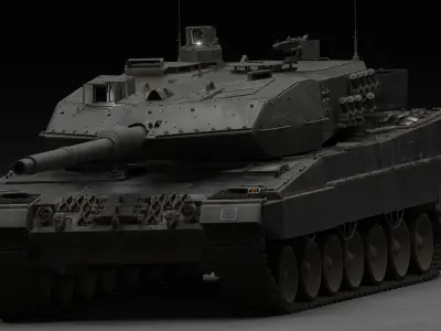 Tank Leopard 2a6 3D model