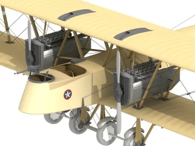 Martin MB-1 Bomber 3D model