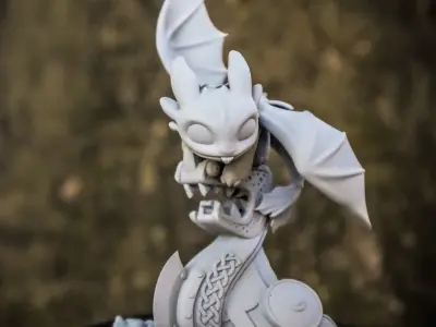 Chibi Toothless - How to Train Your Dragon 3D print model