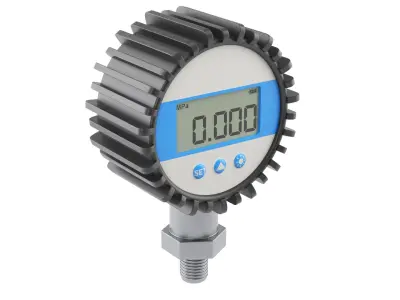 Digital Pressure Gauge 3D model