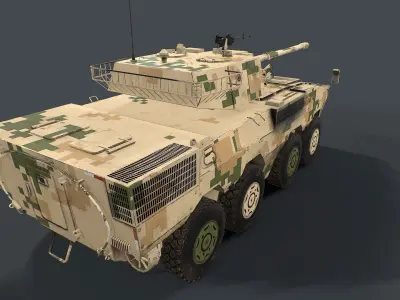 ZTL 11  old Low-poly 3D model