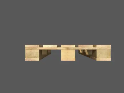 Pallet wooden Free low-poly 3D model purchase