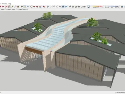Sketchup Building F5 Free 3D model