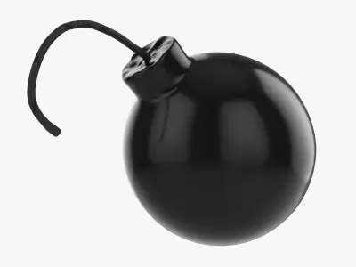 Cartoon bomb 3D model