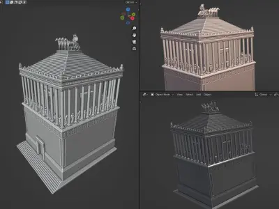 MAUSOLEUM IN HALICARNASSUS 3D print model purchase