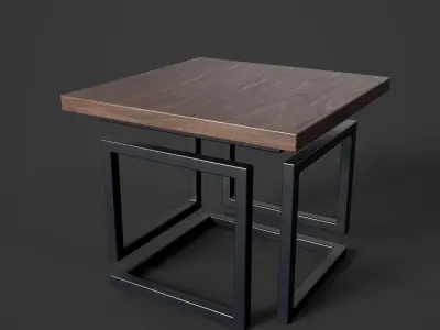 Abstract Coffee Table Free 3D model
