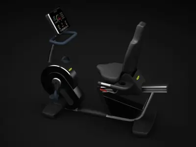 Recline Cardio Machine 3D model