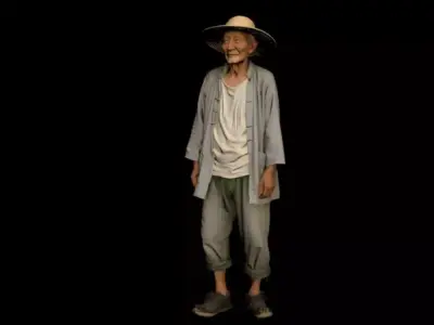 farmer 3D model