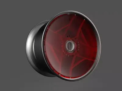 wheel simsa rims tuning part  3D model