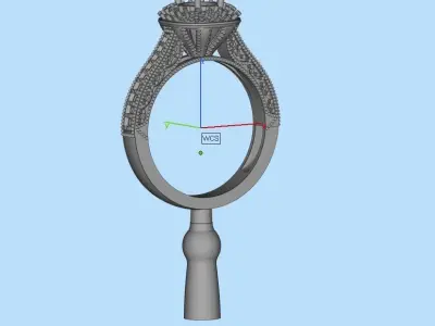 gold ring code 27 3D print model
