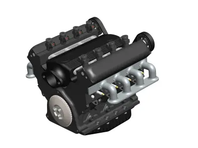 V8 Engine 3D model