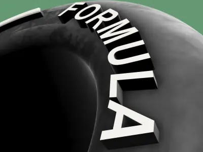 FORMULA 1 CAR WHEEL TIRE KEYCHAIN DECOR STL FILE  3D print model