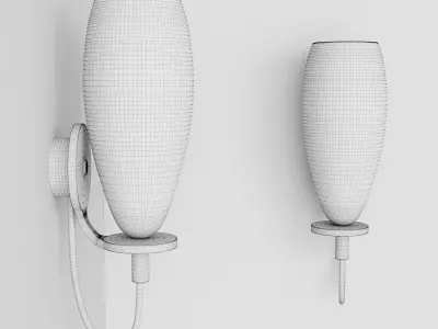 Flute Wall lamp 3D model