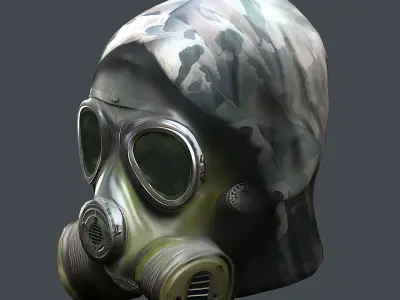 Helmet 3d model military combat Military scifi Low-poly 3D model Low-poly 3D model shop