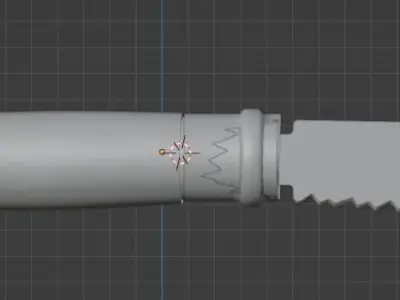 Knife 3D model 19