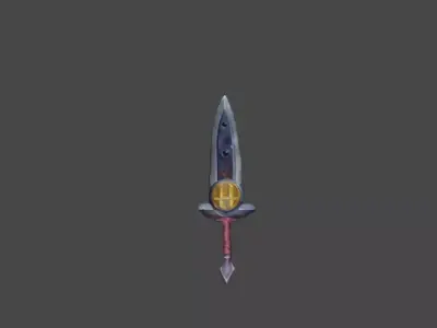 Zeloeman Sword A 69 Low-poly 3D model