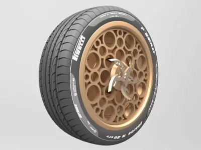 Wheel Tire 7 3D model