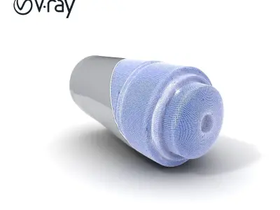 Industrial Canister D Model Pack Low-poly 3D model