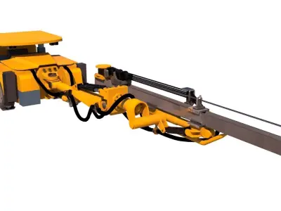 Boomer Epiroc S1 Low-poly 3D model