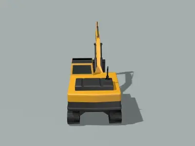 excavator 3D model get