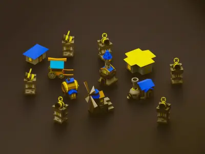 Human base Low-poly 3D model