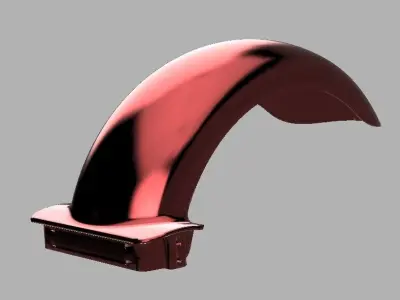 Garde boue arriere Zero 9 Z9 3D model