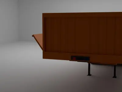TRAILER FLATBED  3D model