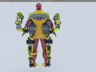Mechanical Exo Suit Free 3D model