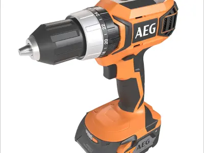 AEG Drill 3D model