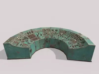 Very Old Control Panel 3D model