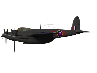 de Havilland DH98 Mosquito NF MkII 3D model