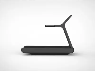 running machine 3D model