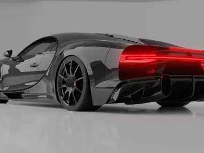 Bugatti Chiron 3D model purchase