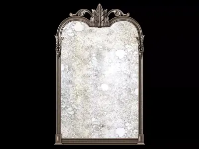Merida Victorian Arched Mirror 3D model