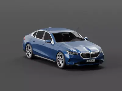 Bmw 5 Series Free 3D model