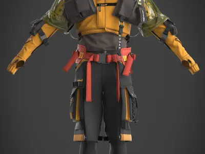 Male Outfit-01 3D model