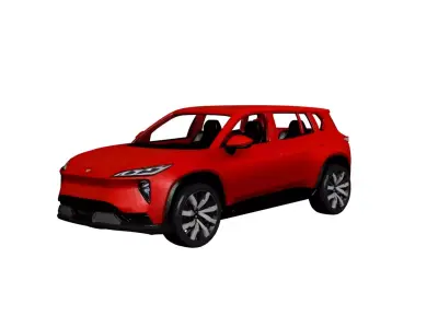 Generic SUV Clean Modular Utility Vehicle Design 04 3D model