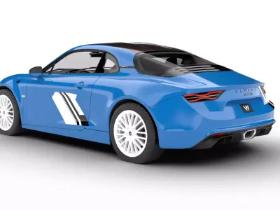 Alpine A110 San Remo 73 2023 3d model 3D model