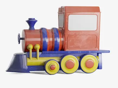 Toy Train  3D model