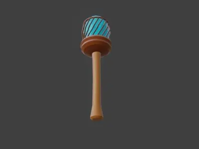 magic wand Free 3D model buy