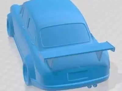 Seat 1400 1963 Tuning Printable Car 3D print model