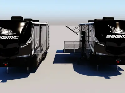 jayco SEISMIC 400w trailer house 3D model