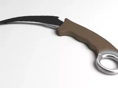 Karambit Knife 5 3D model