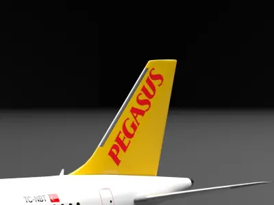 Airbus A320 NEO Pegasus Livery 3D model