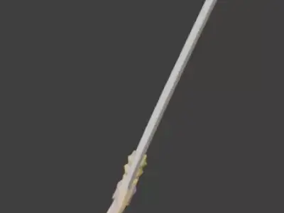 Stylized Anime Hero Sword 3D Model Low-poly 3D model