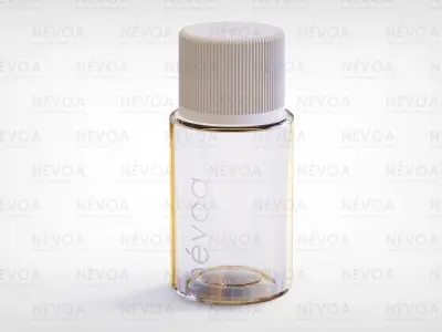 Cosmetic bottle-jar - Bodo series - CR-01 - SP 415-18 - 10 ml 3D model