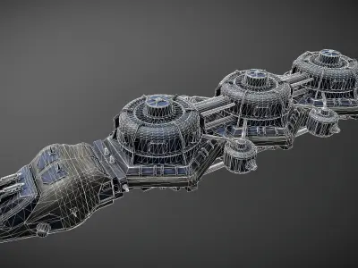 Cargo-Ship-Type-3 spaceship 3D model